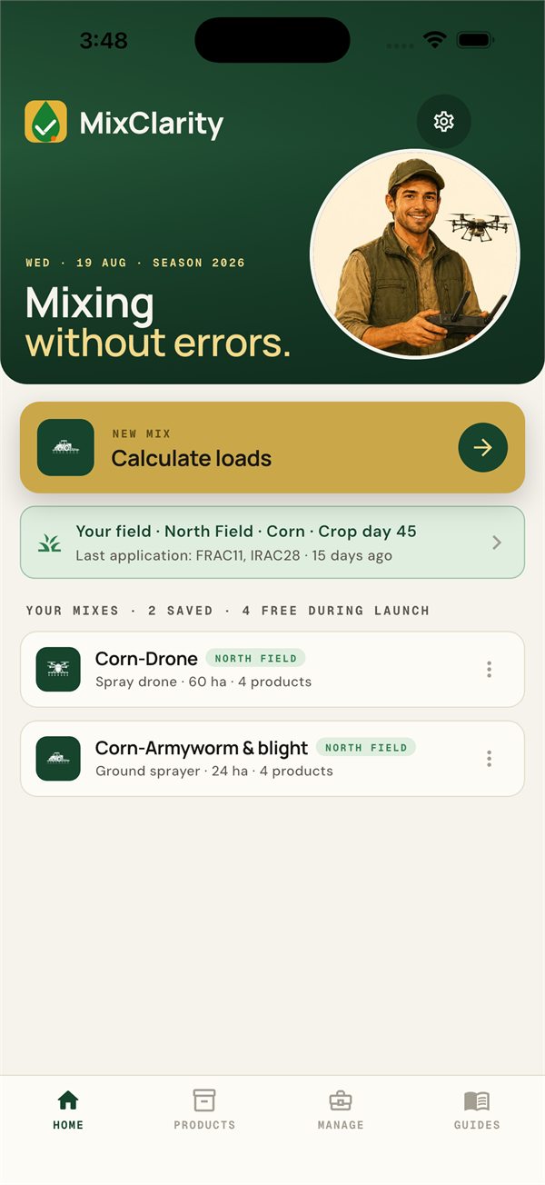 Your field in the palm of your hand